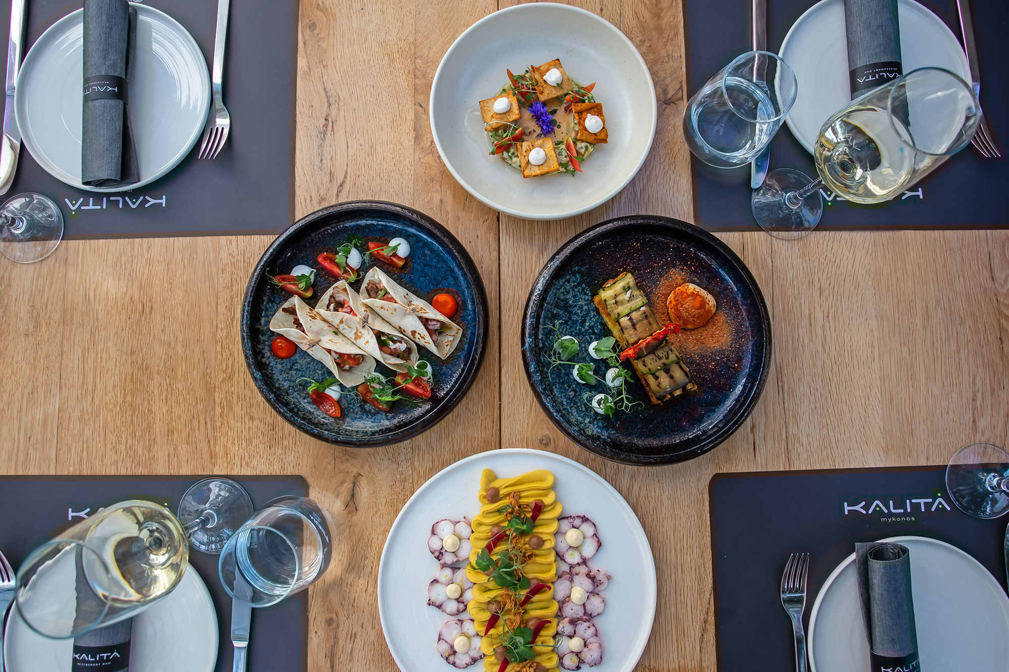 Our Menu Modern Greek Cuisine in Mykonos by Kalita Restaurant